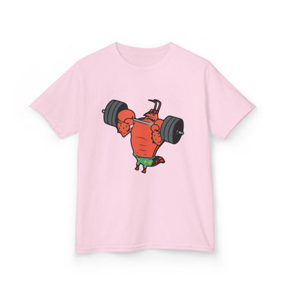 Kids Fitness Lobster Tee, Funny Kids T-Shirt, Gym Humor Tee, Nautical Theme Shirt, Gift for Young Athletes