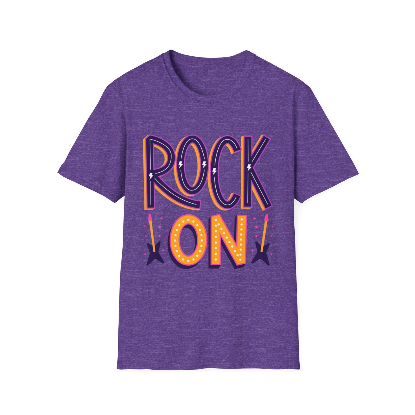 Rock On Unisex T-Shirt, Music Lover's Tee, Concert Outfit, Gift for Musicians, Fun Casual Wear