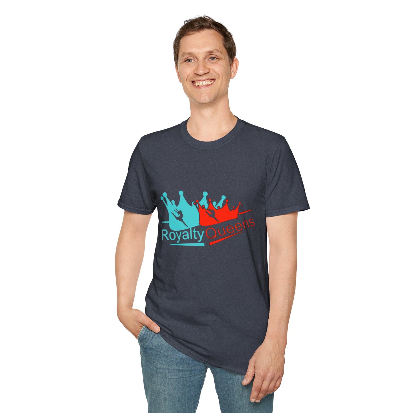 Royalty Queens Unisex Softstyle T-Shirt - Empowering Graphic Tee for Celebrations and Everyday Wear