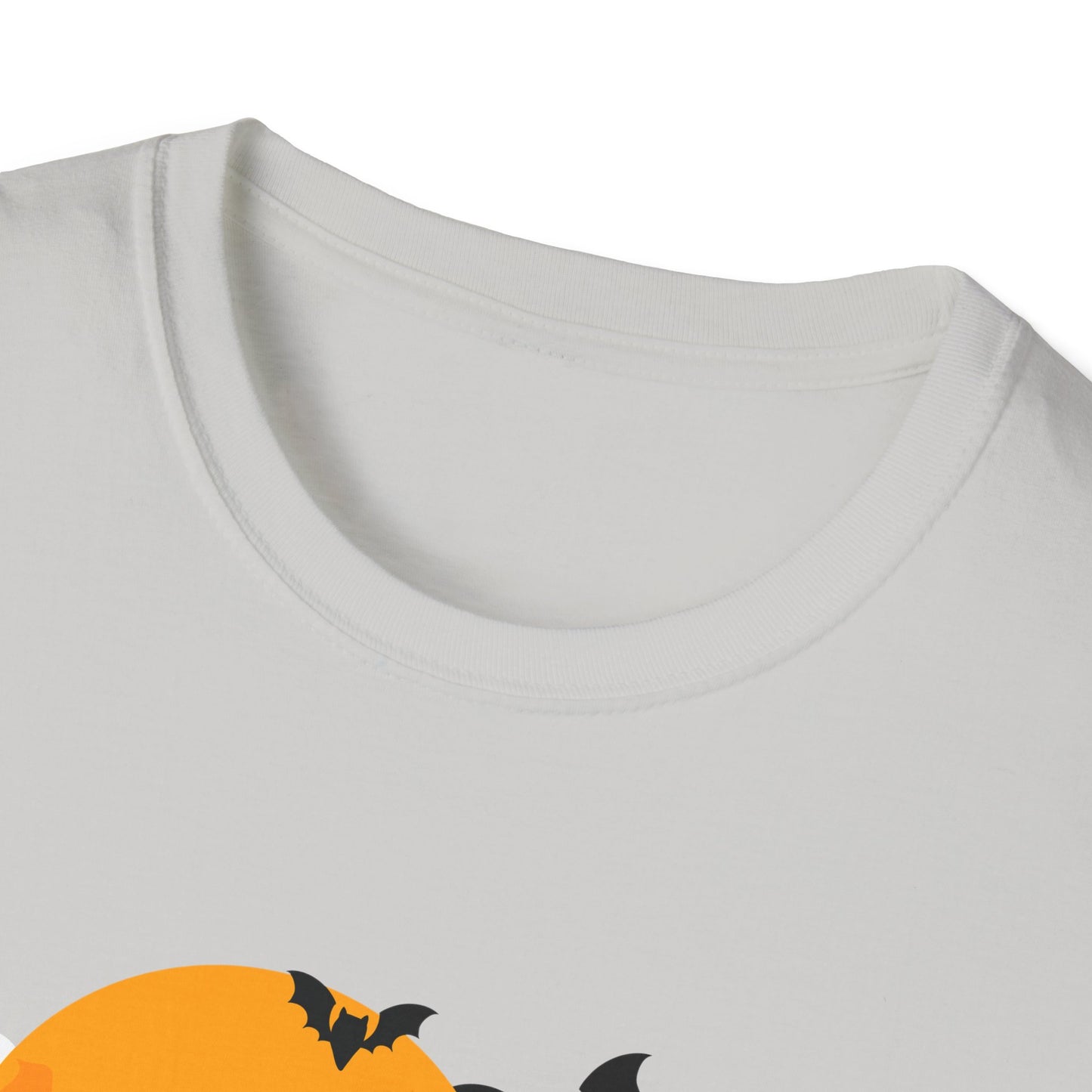 Spooky Halloween T-Shirt, Unisex Softstyle Tee, Pumpkin and Haunted House Design, Fun Fall Shirt, Perfect for Halloween Parties, Trick [...]