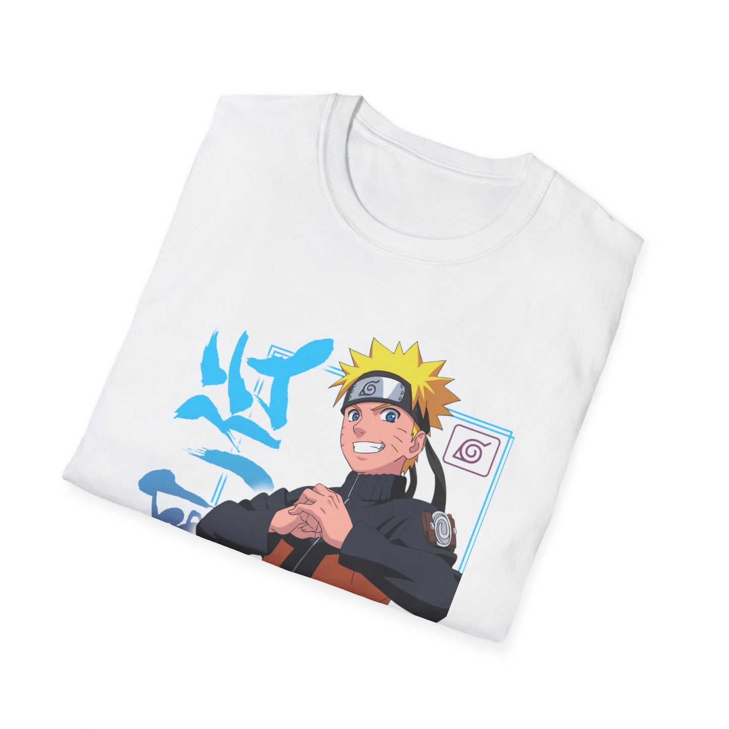 Anime-Inspired Unisex Softstyle T-Shirt - Naruto Design