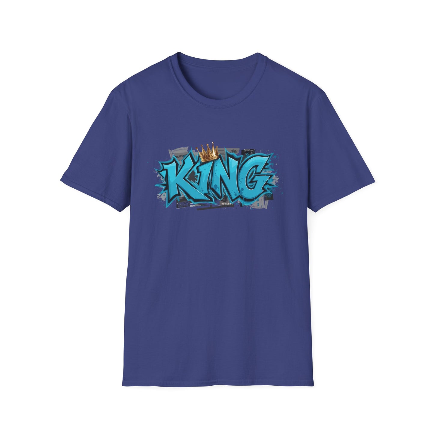 King Graffiti Unisex T-Shirt | Cool Urban Style Tee, Streetwear Fashion, Unique Gift for Him, Self-Expression, Birthday Present