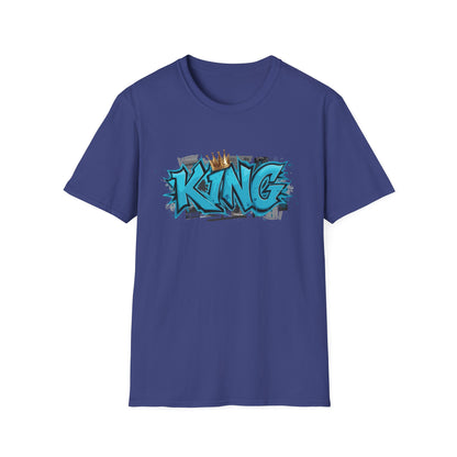 King Graffiti Unisex T-Shirt | Cool Urban Style Tee, Streetwear Fashion, Unique Gift for Him, Self-Expression, Birthday Present
