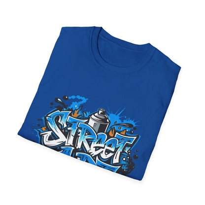 Street Art T-Shirt | Unisex Softstyle Tee, Graffiti Shirt, Urban Vibe Apparel, Casual Streetwear, Gift for Art Lovers
