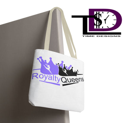 Royalty Queens Tote Bag, Stylish Shopping Tote, Gift for Queens, Dance Enthusiast Bag, Birthday Tote, AOP Design