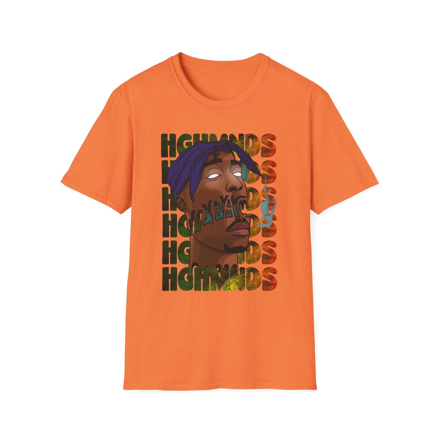 High minds Unisex Softstyle T-Shirt - Unique Artistic Design