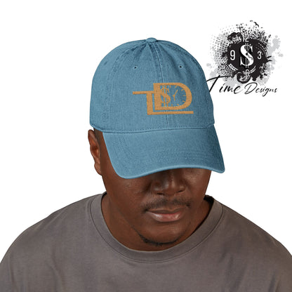 Stylish Embroidered Denim Hat with Glitter Design, Perfect for Casual Style, Fashion Accessory, Gift for Her, Birthday, Everyday Wear