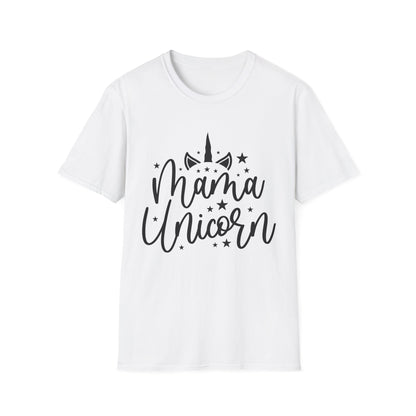 Mama Unicorn Unisex Softstyle T-Shirt – Perfect Gift for Moms, Magical Occasions & Everyday Wear