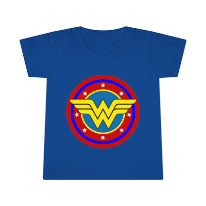 Wonder Woman Toddler T-Shirt, Superhero Tee, Kids Birthday Gift, Toddler Outfit, Superhero Apparel