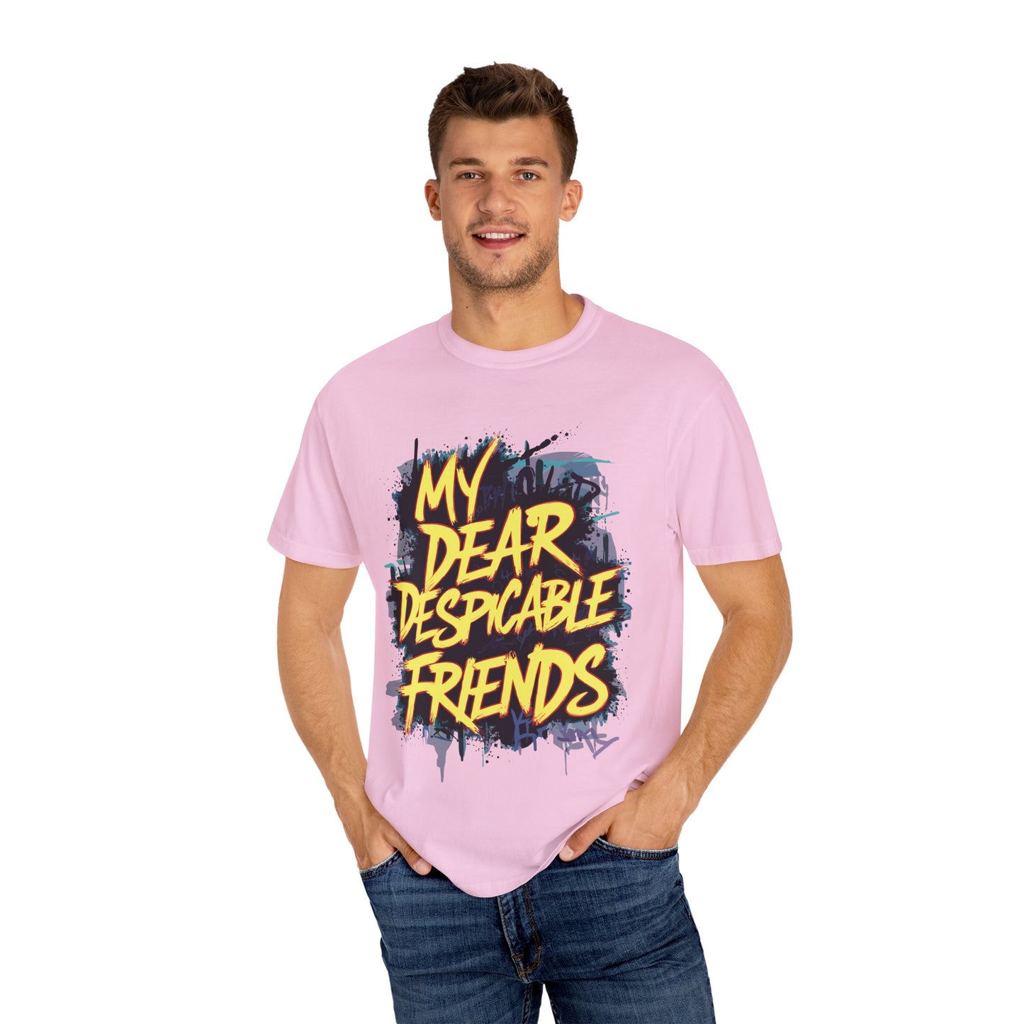 Despicable Friends Graphic Tee, Unisex T-Shirt, Casual Wear, Gift for Friends, Fun Statement Shirt, Graphic Tee for Fans