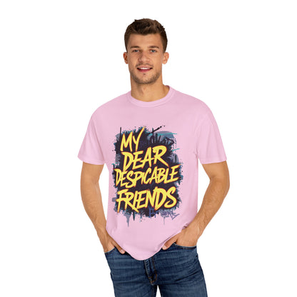 Despicable Friends Graphic Tee, Unisex T-Shirt, Casual Wear, Gift for Friends, Fun Statement Shirt, Graphic Tee for Fans