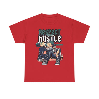 Respect the Hustle Unisex Heavy Cotton Tee - Streetwear Style Graphic Tee