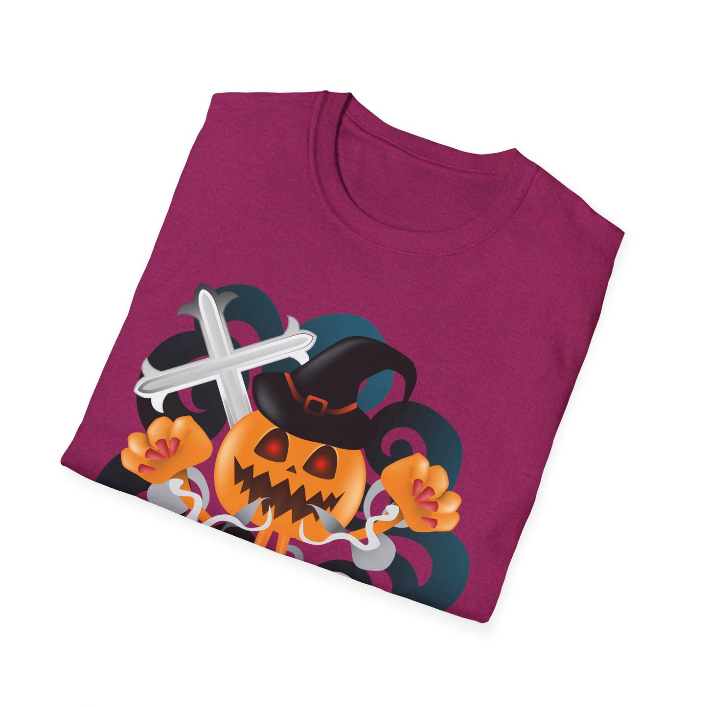Halloween Pumpkin Graphic Tee, Unisex T-Shirt, Fall Fashion, Spooky Season Shirt, Trick or Treat Apparel, Casual Halloween Outfit