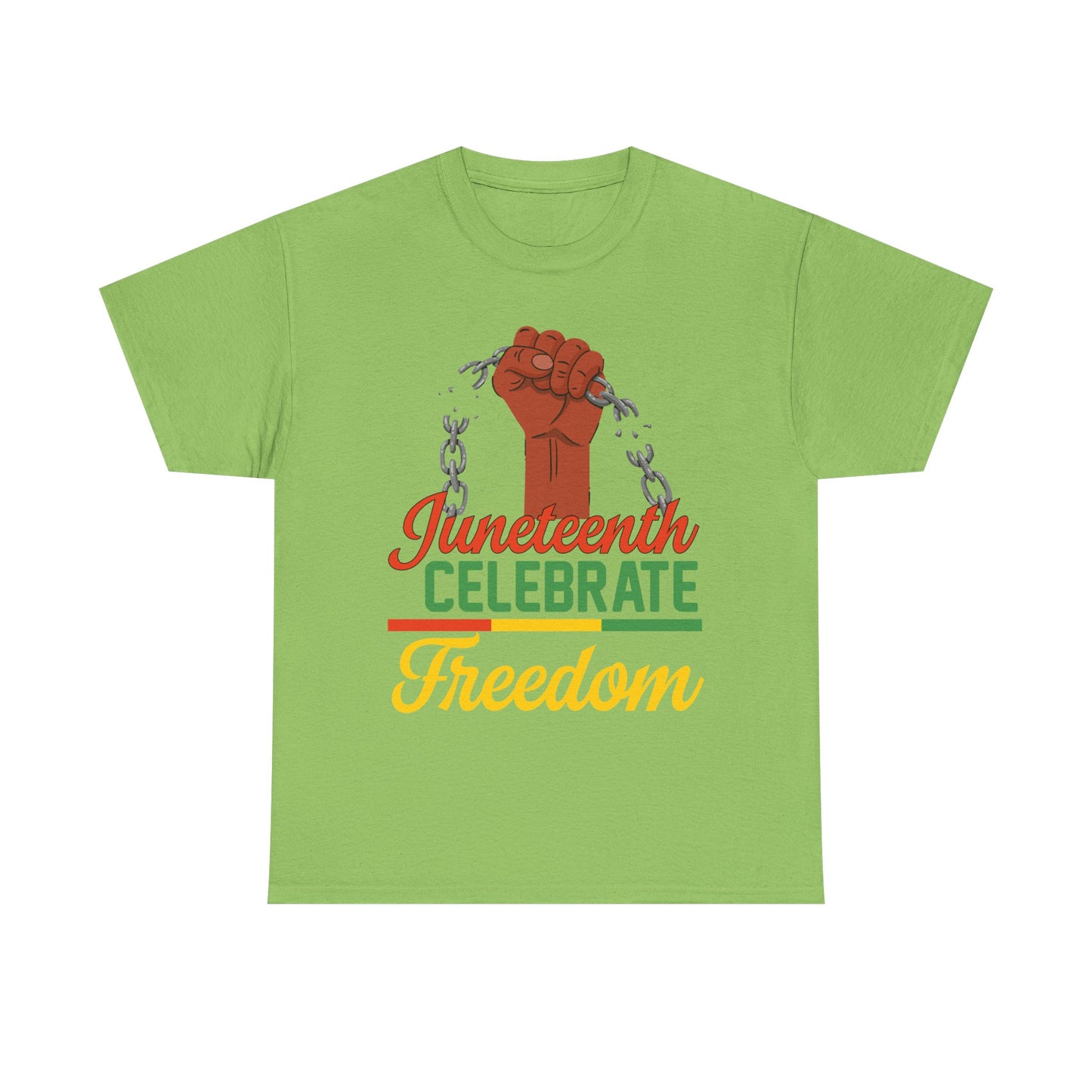 Juneteenth Freedom Tee, Celebrate Freedom Shirt, Unisex Cotton T-Shirt, Black History Month Apparel, Equality and Justice Top