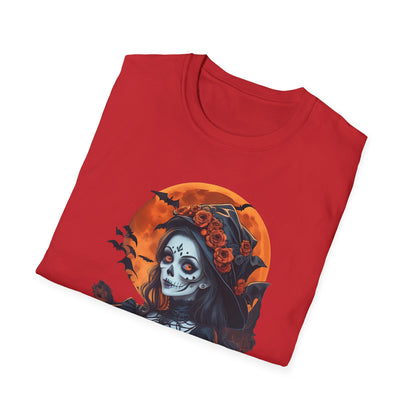 Spooky Halloween Graphic Tee, Unisex Softstyle T-Shirt, Fall Fashion, Halloween Costume, Pumpkin Decor, October Celebration