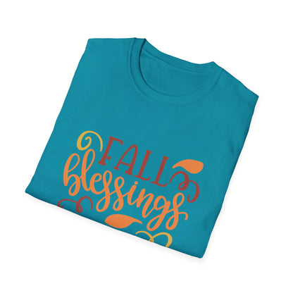 Fall Blessings T-Shirt, Cute Autumn Tee, Thanksgiving Gift, Cozy Casual Wear, Seasonal Graphic Shirt