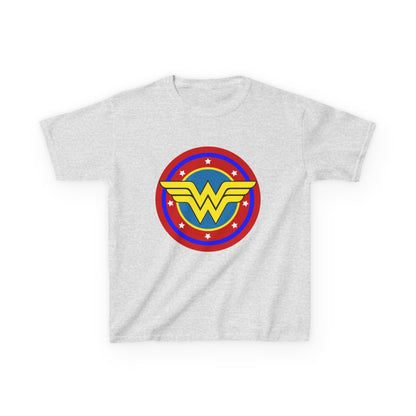 Wonder Woman Kids Tee, Superhero Shirt, Birthday Gift, Comic Book Apparel, Children's Clothing, Cartoon T-Shirt, Movie Merchandise