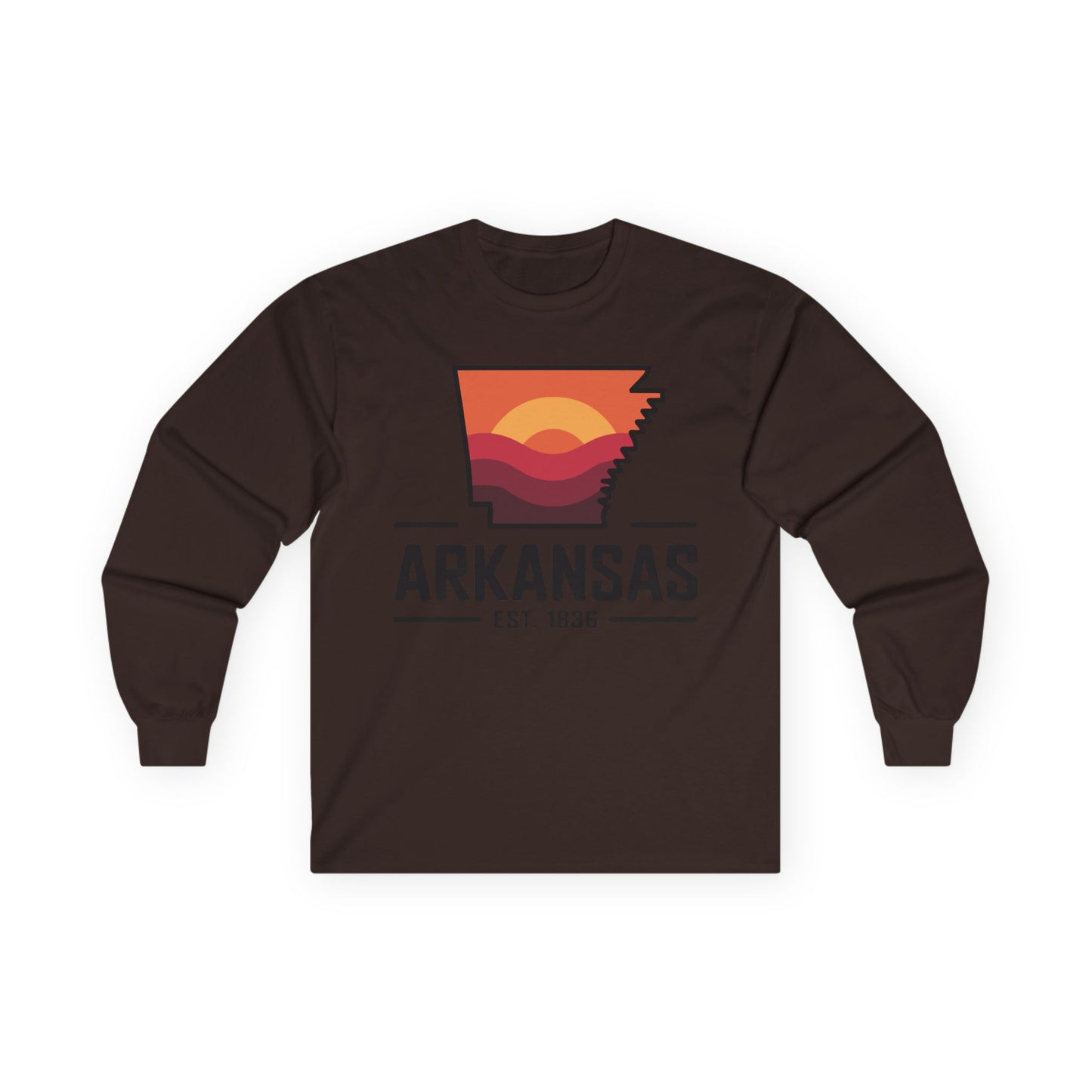 Arkansas Sunset Long Sleeve Tee — AR State Est. 1836