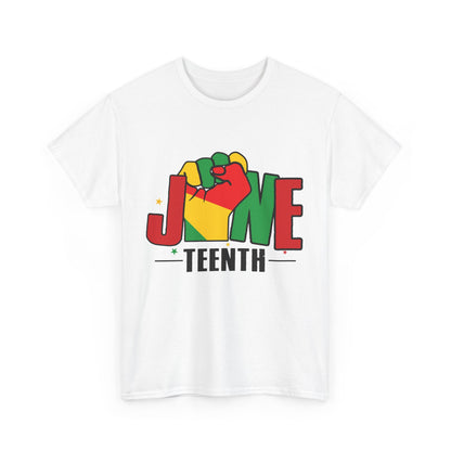 Juneteenth Unisex Heavy Cotton Tee, Celebration Shirt, Black History Apparel, Event T-Shirt, Commemorative Tee, Everyday Wear