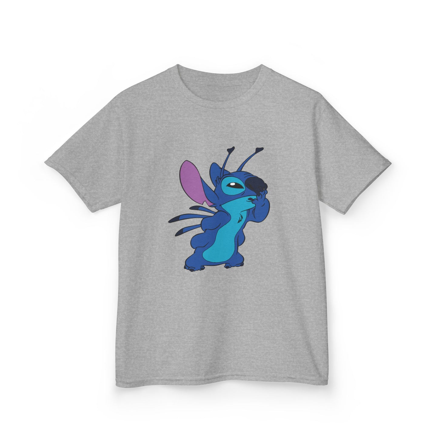 Kids Cotton Tee - Cute Stitch Design for Fun Adventures