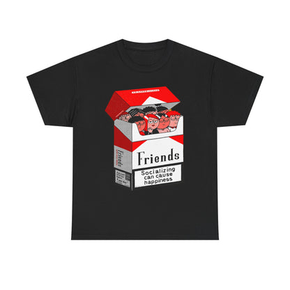 Friends Socializing Unisex Heavy Cotton Tee - Fun Graphic T-Shirt