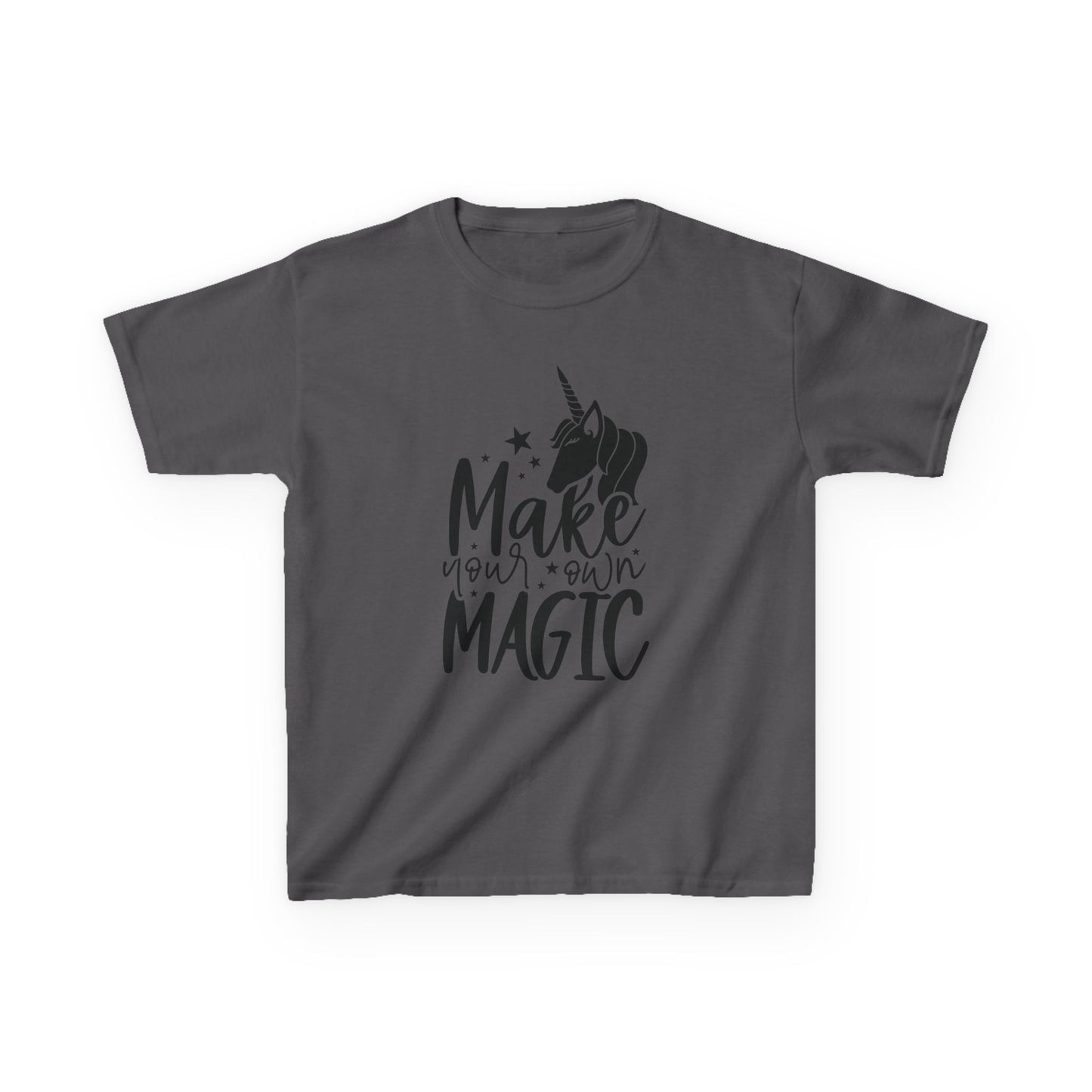 Kids Unicorn Magic Tee - 'Make Your Own Magic' Cotton Shirt