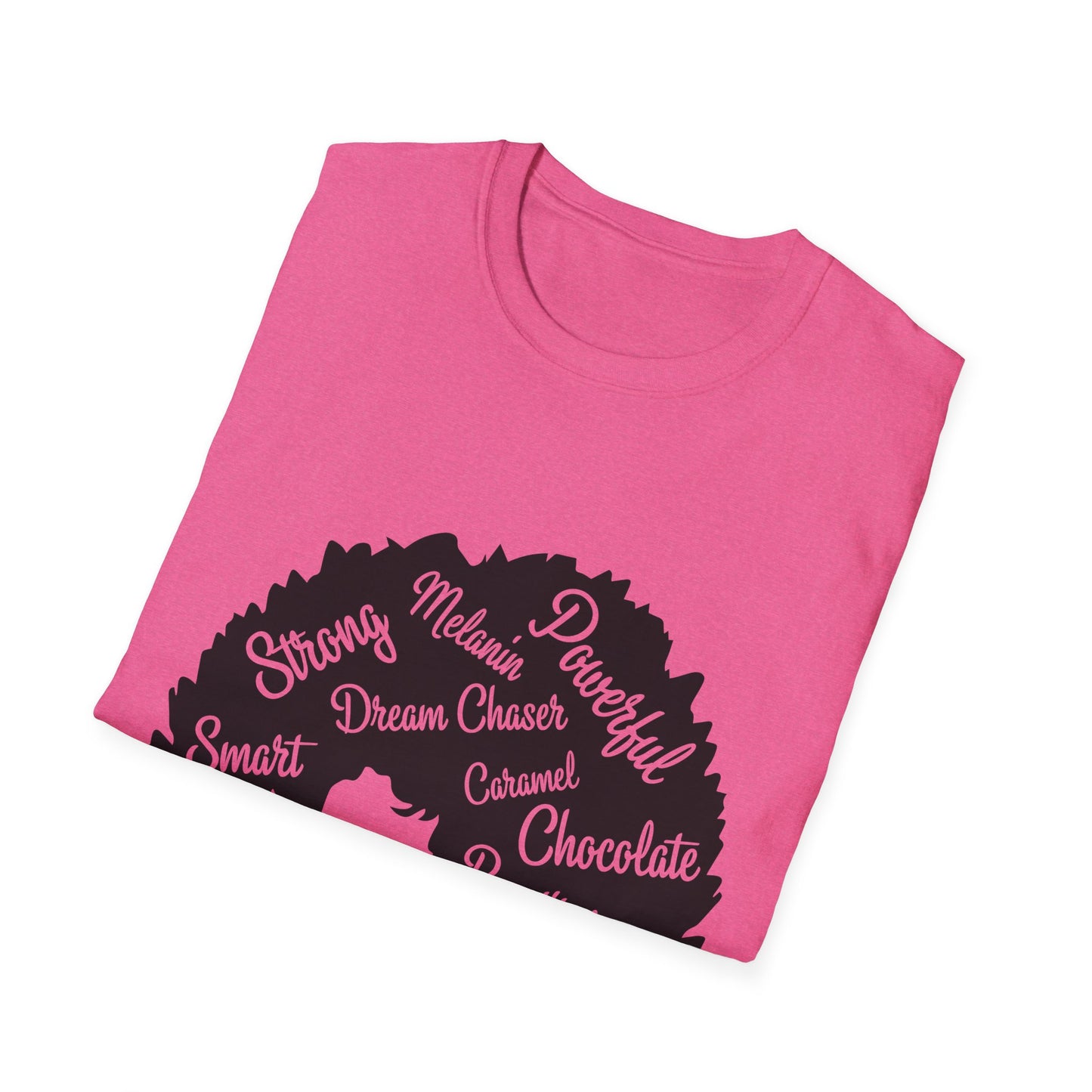 Empowering Afro-Heart Unisex T-Shirt, Celebrating Black Culture, Affirmation Tee, Gift for Her, Inspirational Shirt