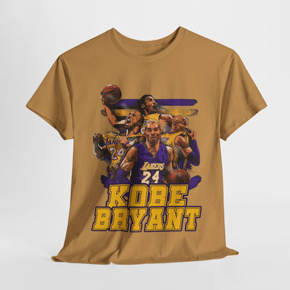 Kobe Bryant Tribute Unisex Heavy Cotton Tee - Basketball Legend Shirt