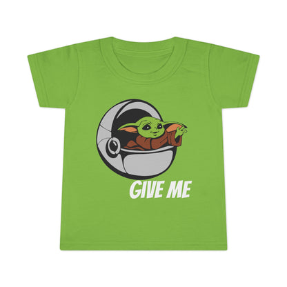 Cute Baby Yoda Toddler T-Shirt - 'Give Me' Design