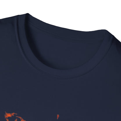 "Blaze" Unisex Softstyle T-Shirt | Fire Graphic Tee | Casual Fire Lover's Shirt, Gift for Friends, Summer Wear, Party Outfit