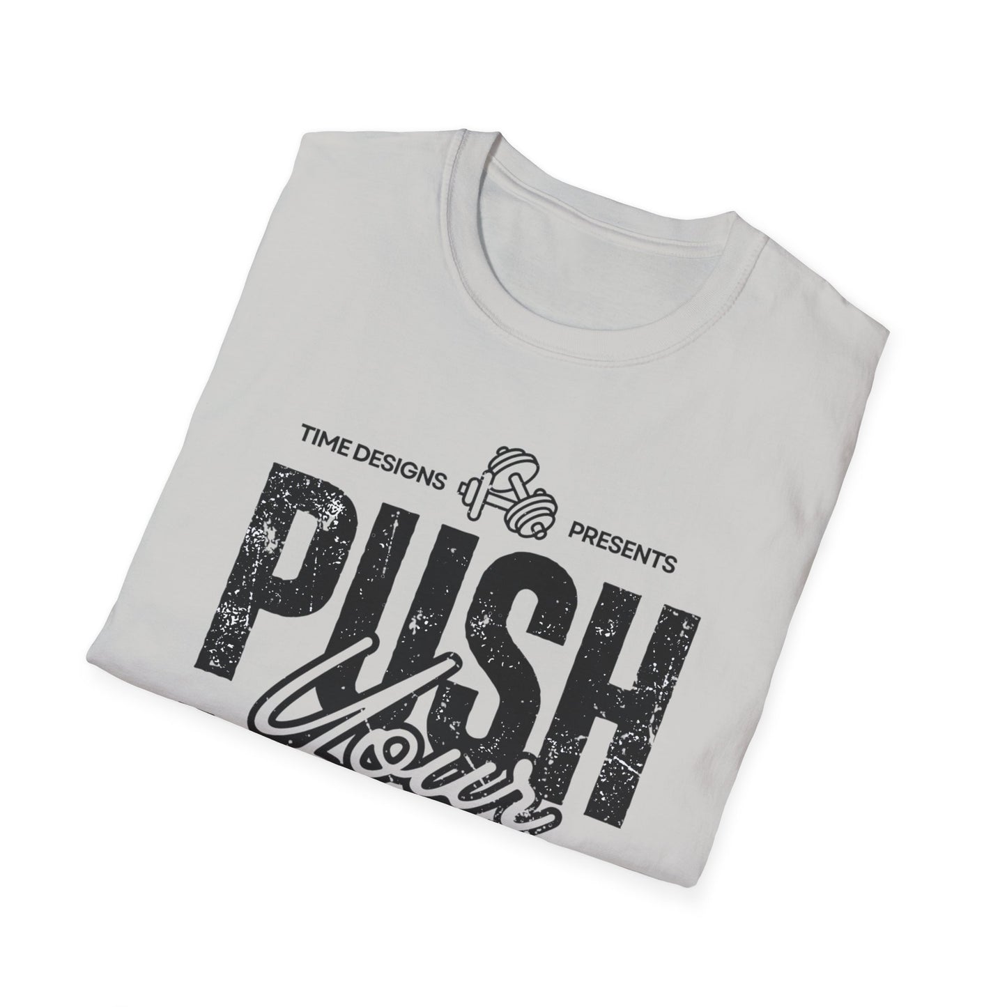 Motivational Unisex Softstyle T-Shirt - 'Push Your Limit'