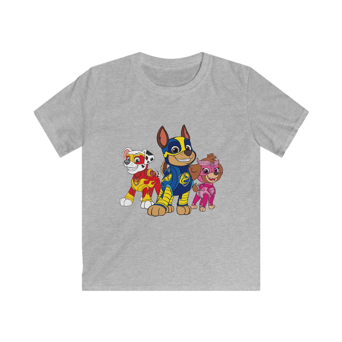 Paw Patrol Kids Tee, Adorable Youth Shirt, Boys & Girls Apparel, Cartoon Character Top, Playful Gift for Birthdays and Holidays