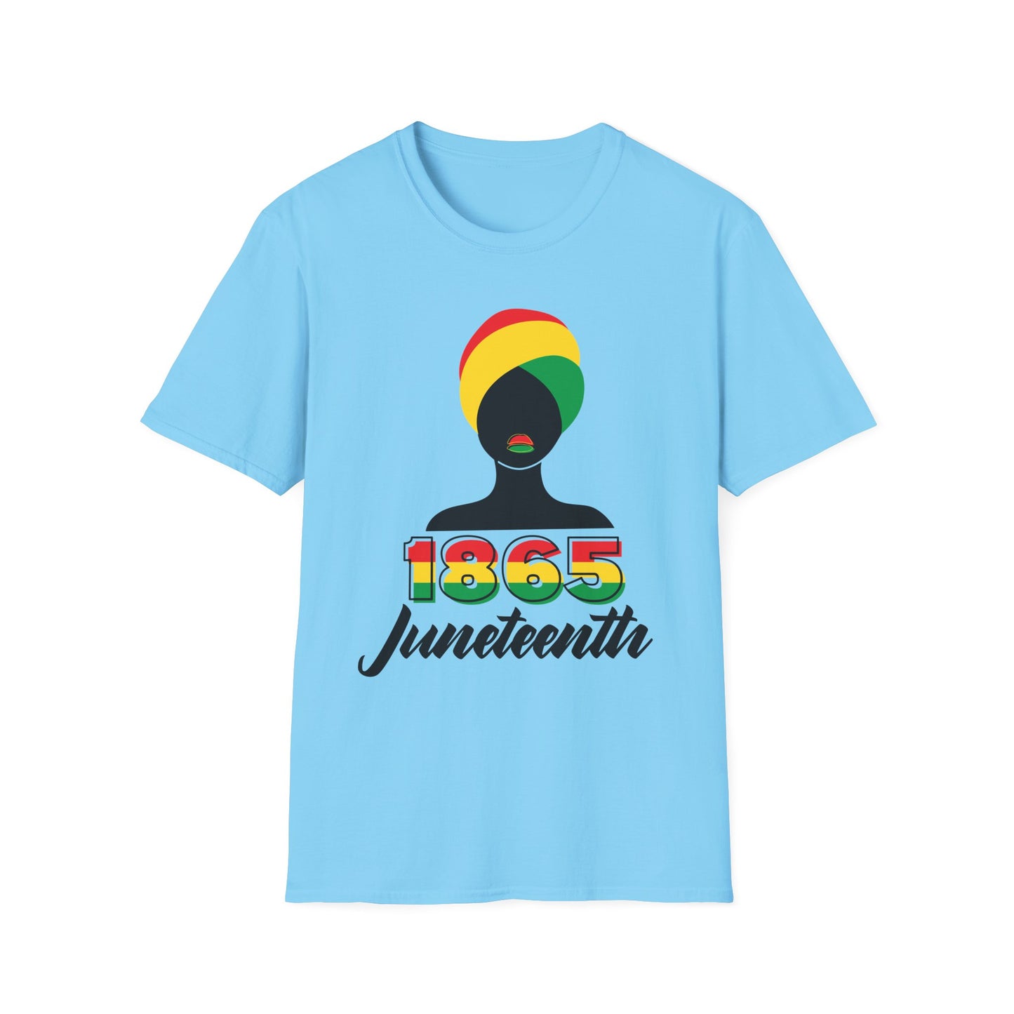 Juneteenth Celebration T-Shirt, Black History Month Tee, Unisex Softstyle Shirt, 1865 Juneteenth Shirt, African American Pride Top
