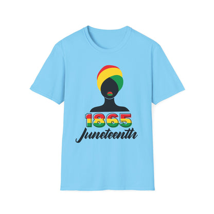 Juneteenth Celebration T-Shirt, Black History Month Tee, Unisex Softstyle Shirt, 1865 Juneteenth Shirt, African American Pride Top