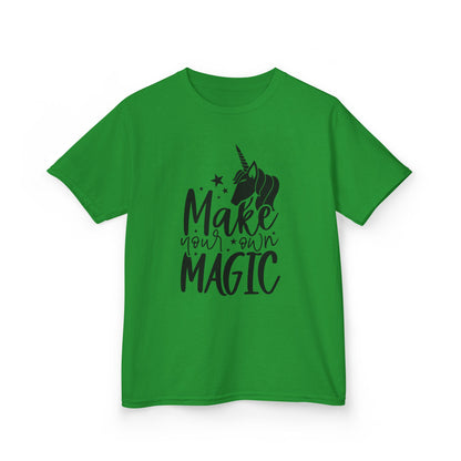Kids Unicorn Magic Tee - 'Make Your Own Magic' Cotton Shirt
