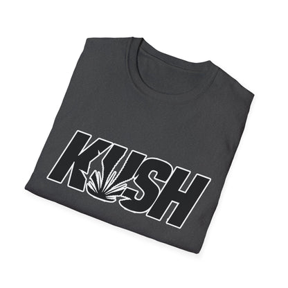 KUSH Graphic Unisex Softstyle T-Shirt - Cool Cannabis Vibe