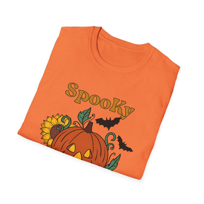 Spooky Season Unisex T-Shirt, Halloween Shirt, Pumpkin Tee, Fall Clothing, Festive Apparel