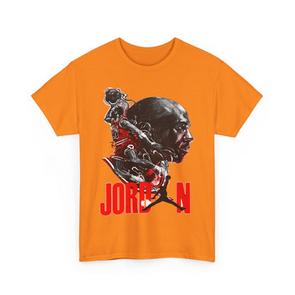 Jordan Inspired Unisex Heavy Cotton Tee - Retro Style Graphic Shirt