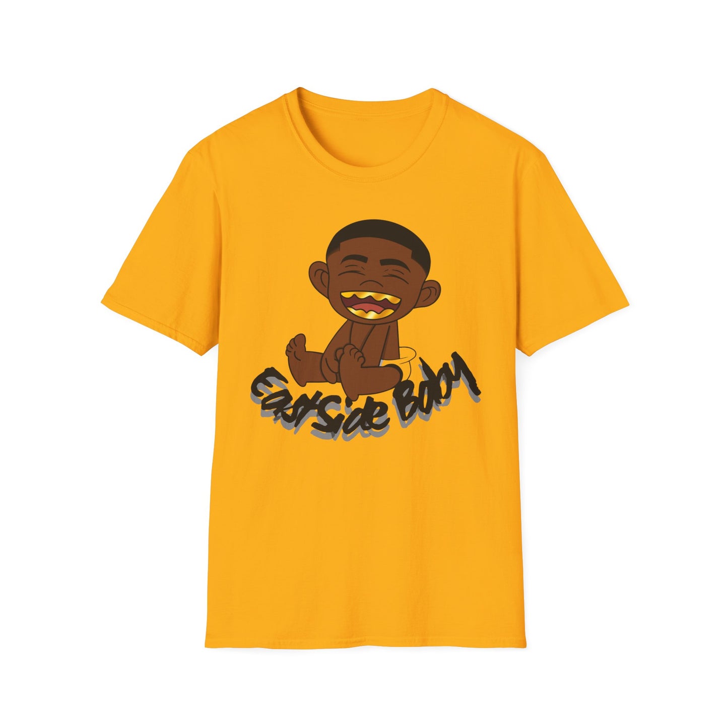 Unisex Softstyle T-Shirt - 'Eastside baby' Fun Graphic Tee