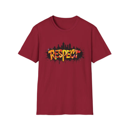 Respect Graphic Unisex T-Shirt, Urban Style Tee, Streetwear Top, Casual Wear, Gift for Friends, Stylish Statement Shirt