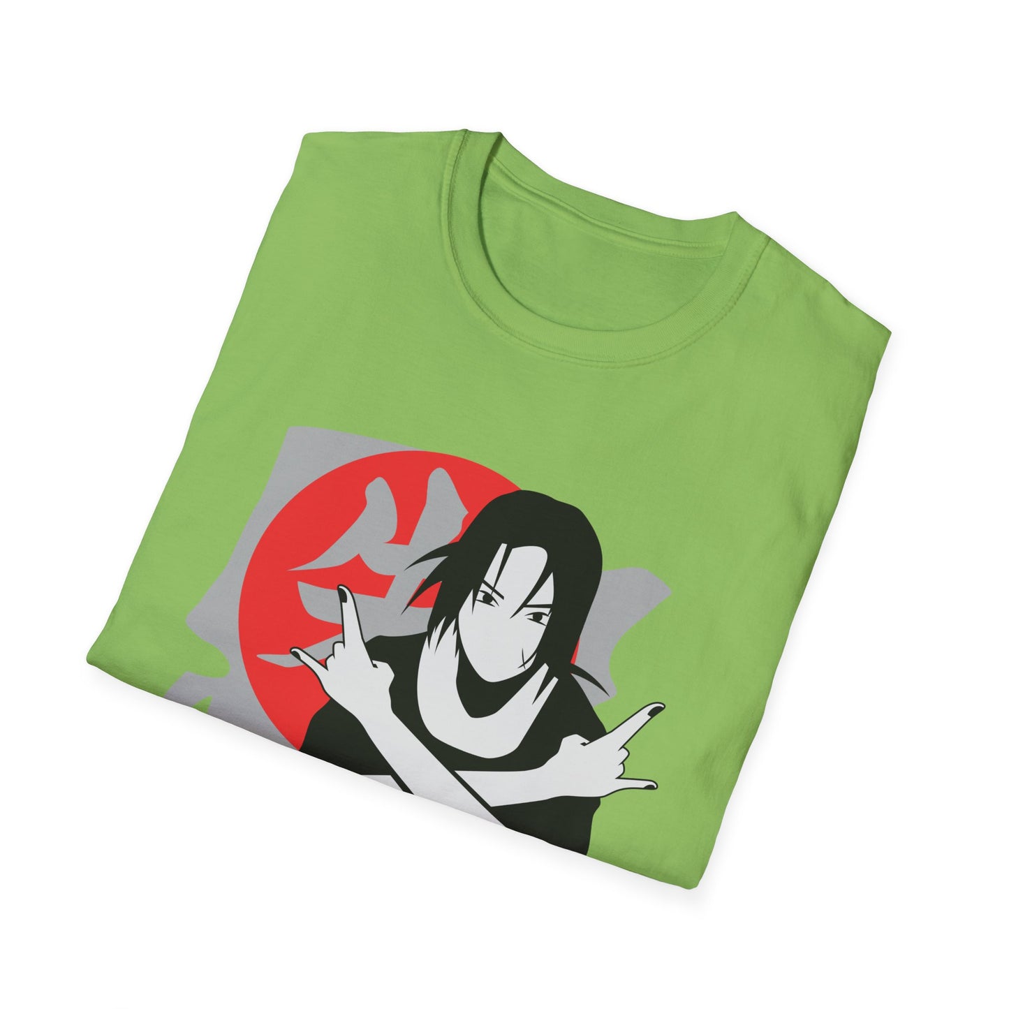 Unisex Softstyle Anime T-Shirt - Iconic Itachi Design