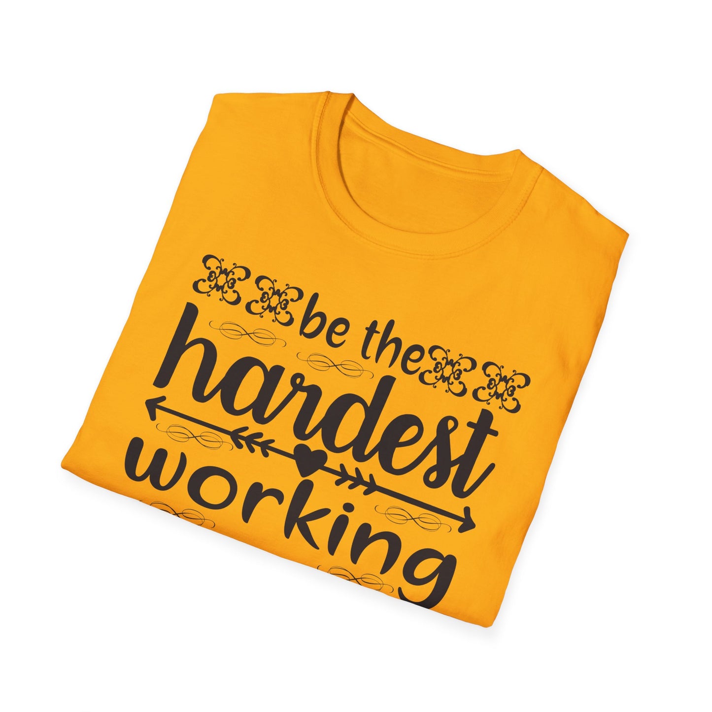 Motivational T-Shirt - Be the Hardest Working Person You Know, Unisex Tee, Gift for Graduates, Inspirational Apparel, Workwear, Casual [...]