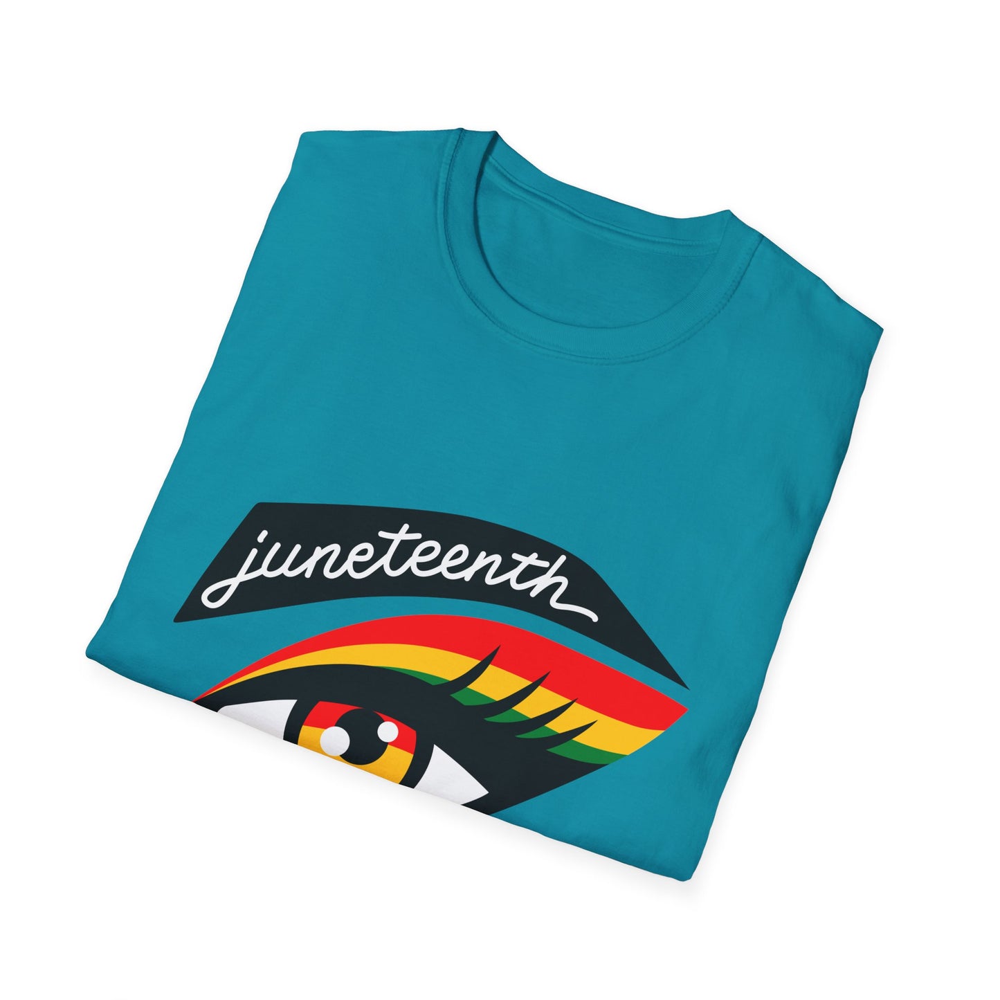 Juneteenth Eye Graphic T-Shirt, Unisex Tee, Afrocentric Apparel, Celebratory Wear, Black History Month Gift, Inclusive Fashion