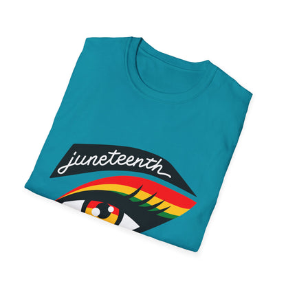 Juneteenth Eye Graphic T-Shirt, Unisex Tee, Afrocentric Apparel, Celebratory Wear, Black History Month Gift, Inclusive Fashion