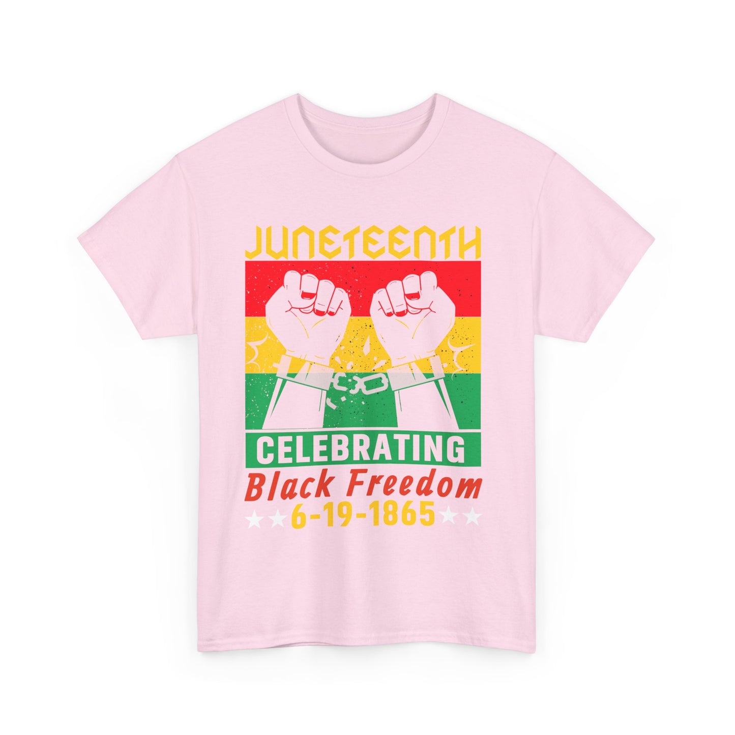 Juneteenth Celebration Tee, Unisex Cotton Shirt, Black Freedom T-Shirt, 6-19-1865 Heritage Top, Summer Festival Apparel, History Shirt