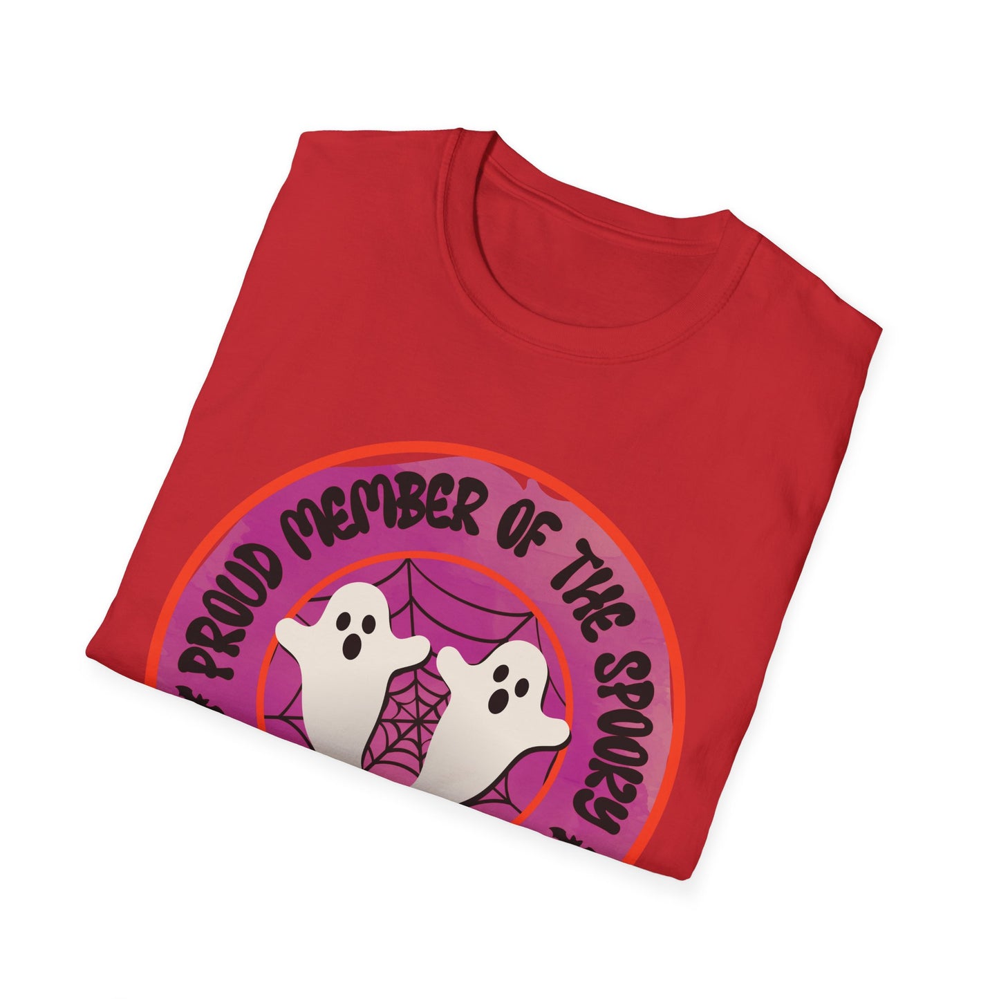 Spooky Squad Unisex T-Shirt, Halloween Tee, Cute Halloween Outfit, Casual Graphic Shirt, Witchy Apparel, Gift for Friends