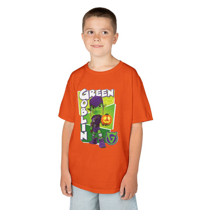Kids Green Goblin Tee - Fun Halloween T-Shirt for Kids