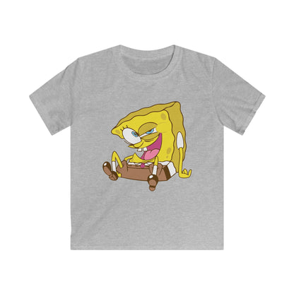 SpongeBob Kids Tee, Fun T-Shirt for Children, Cartoon Apparel, Birthday Gift, Summer Wear, Playtime Fashion