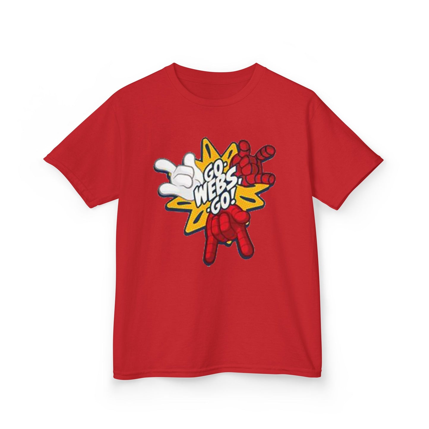 Kids Superhero Graphic Tee - Go Webs Go!