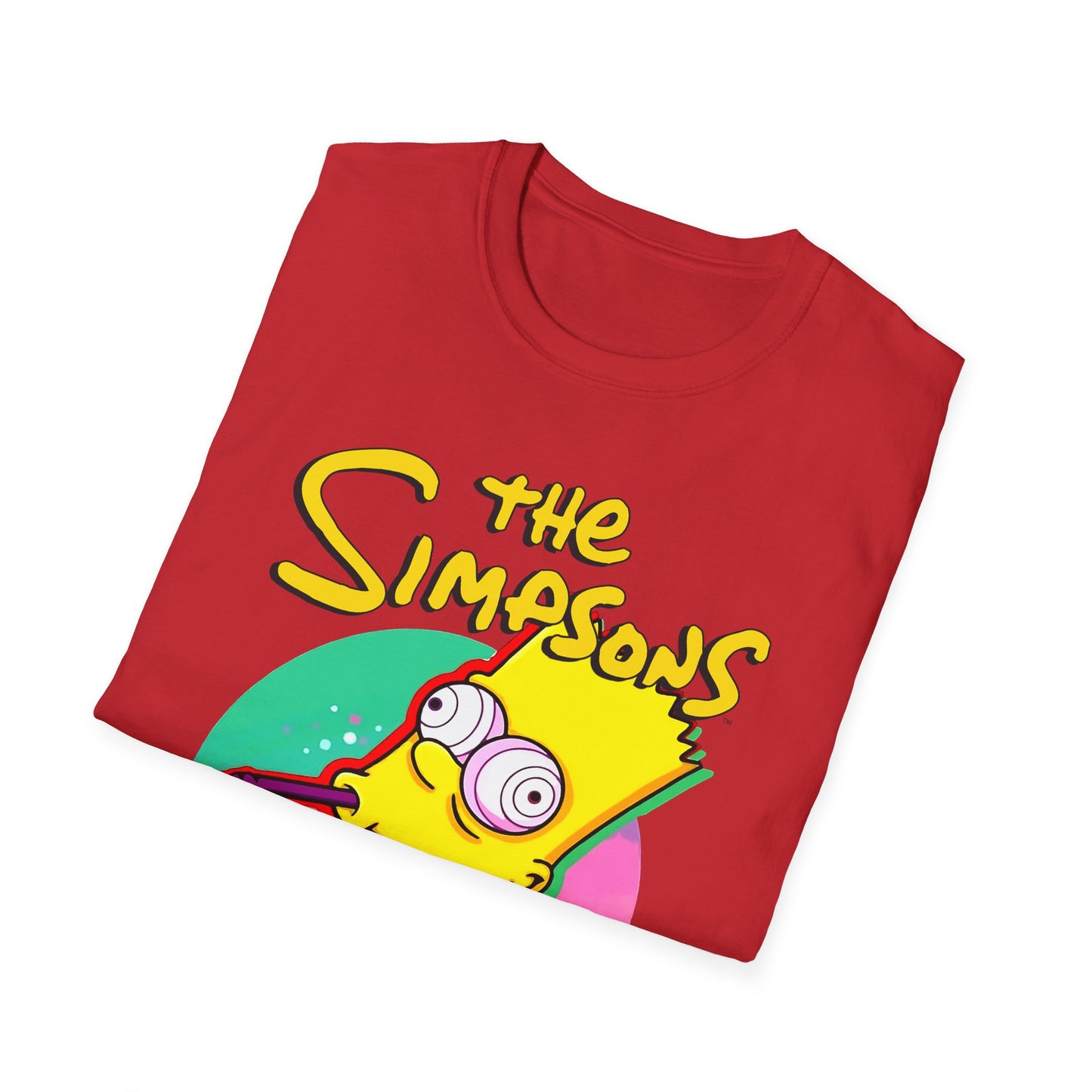 Funny Bart Simpson Unisex Softstyle T-Shirt - Retro Cartoon Tee